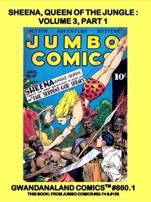 cover image of Sheena, Queen of the Jungle: Volume 3, Part 1